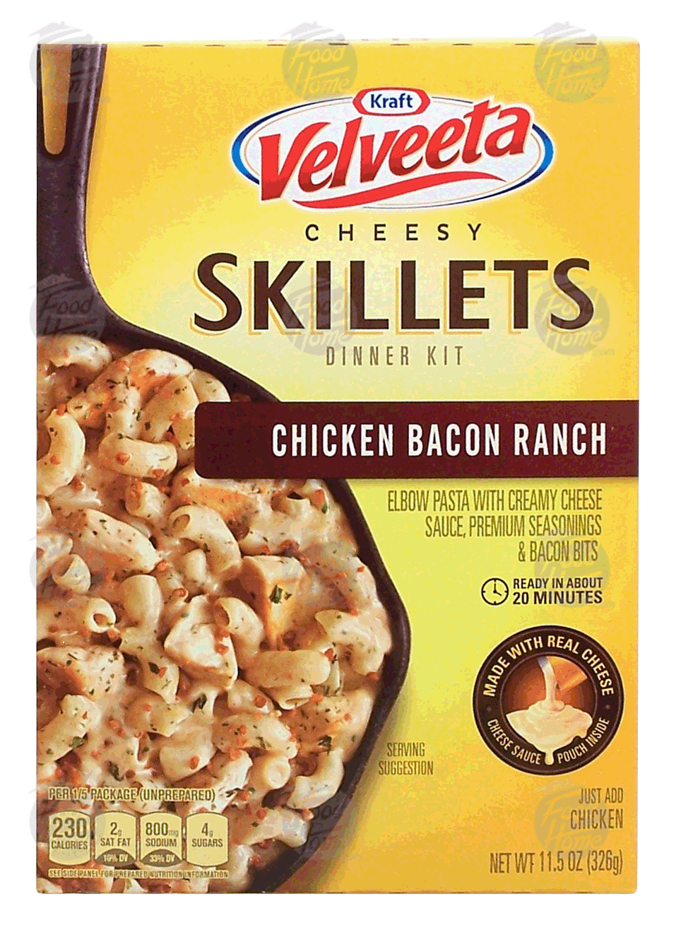 Kraft Velveeta Cheesy Skillets; chicken bacon ranch dinner kit, just add chicken Full-Size Picture